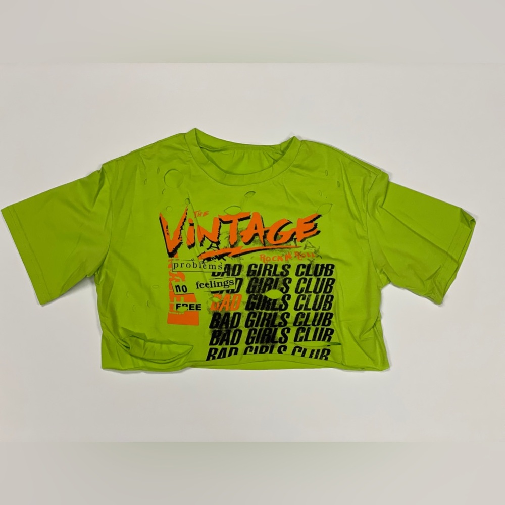 Like green vintage crop